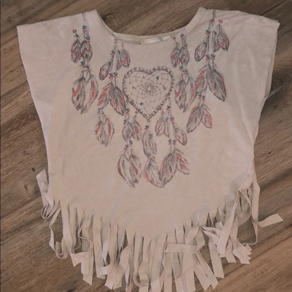 Mudd Fringed top